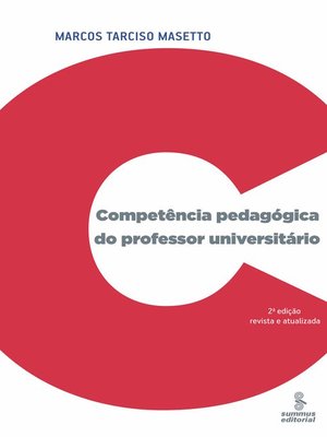 cover image of Competência pedagógica do professor universitário